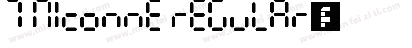 7 Niconne Regular字体转换